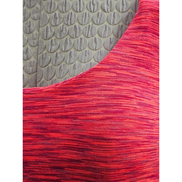 ALK Women's M Serenity by Tart Pink Spacedye Workout Tank Top Built in Bra NEW - Picture 2 of 7